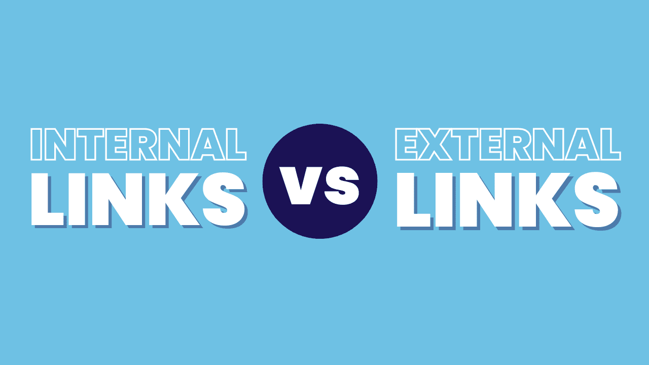 Internal vs external links