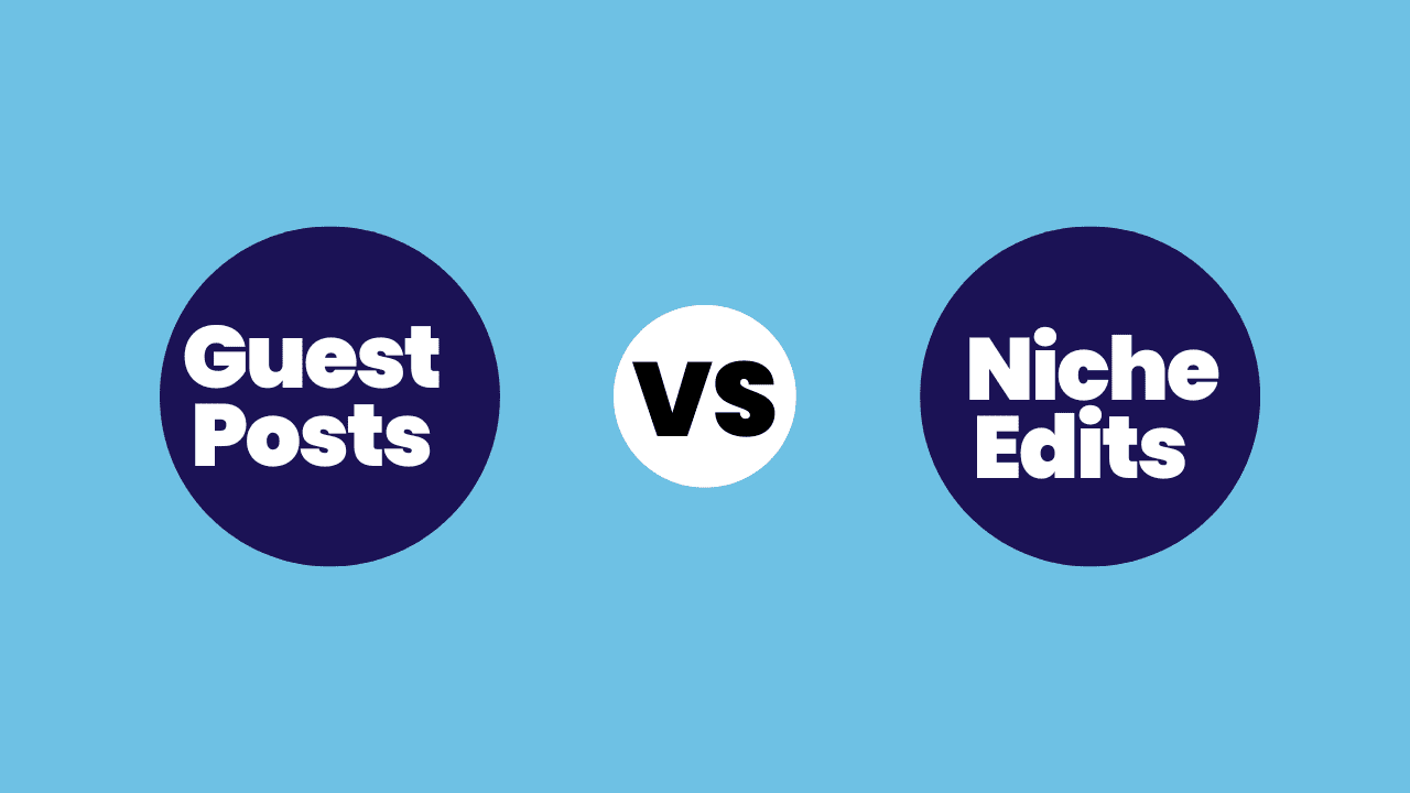 guest posts VS niche edits